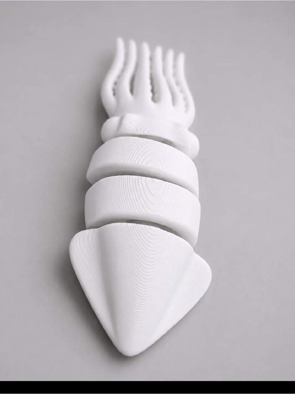 White Ceramic Squid Serving Set - Home Dining